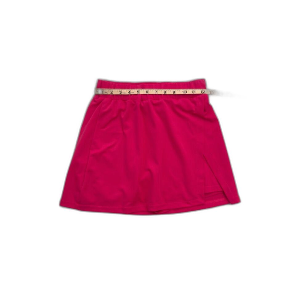 Skort Hot Pink Front Slit Media Pocket Activewear Size Small - Picture 5 of 7